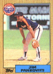 1987 Topps Baseball Cards      249     Jim Pankovits